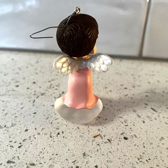 Hallmark Keepsake Ornament Mary’s Angels Rosebud 3rd In Series 1990 Boxed - Picture 5 of 7